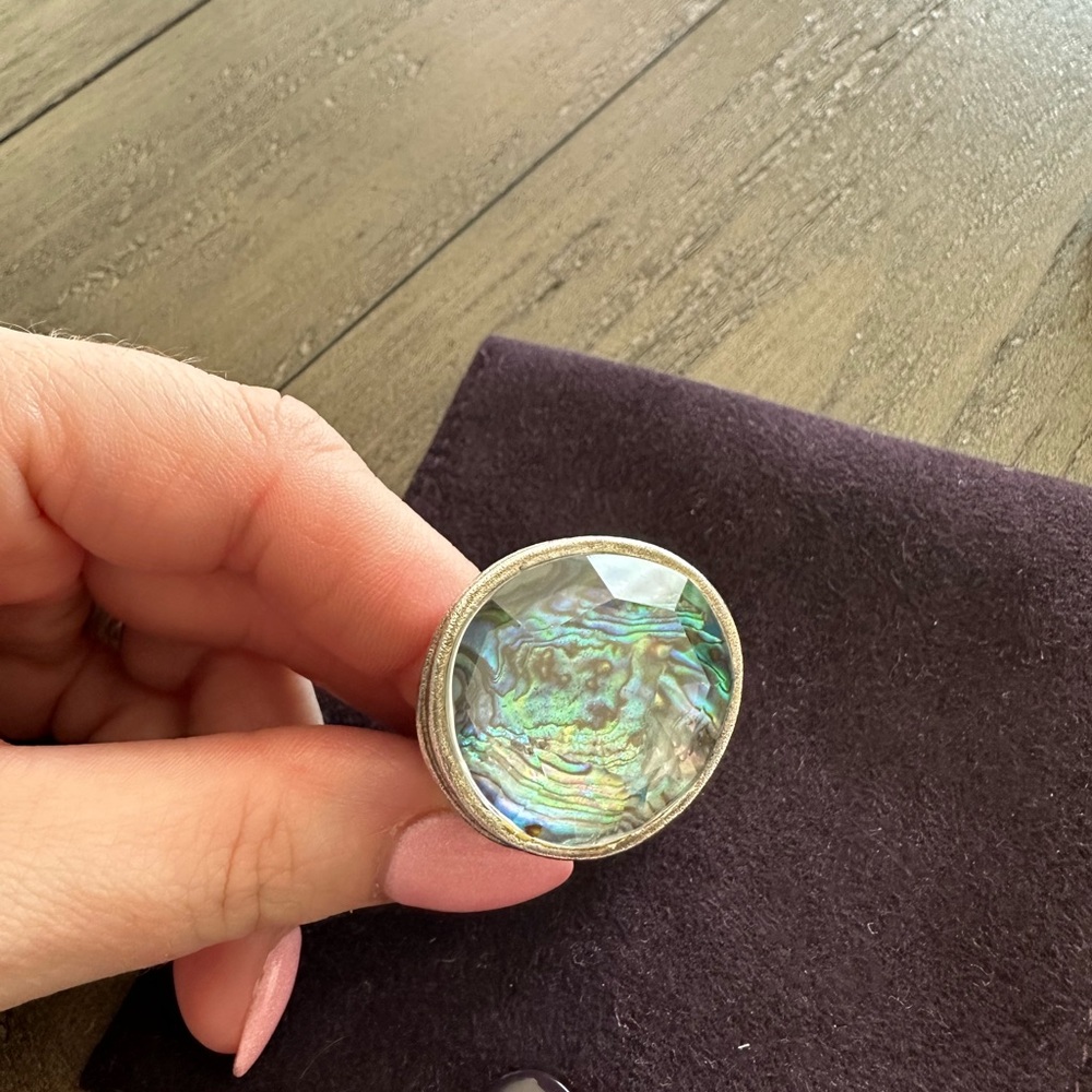 Silapada Aqua Ring - Sterling Silver
